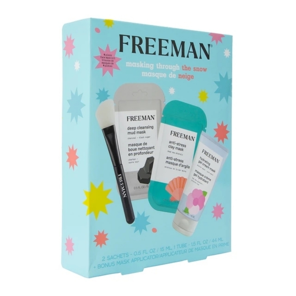 *3/15* NEW Freeman Masking Through The Snow Face Mask Set Limited Edition 4 pc